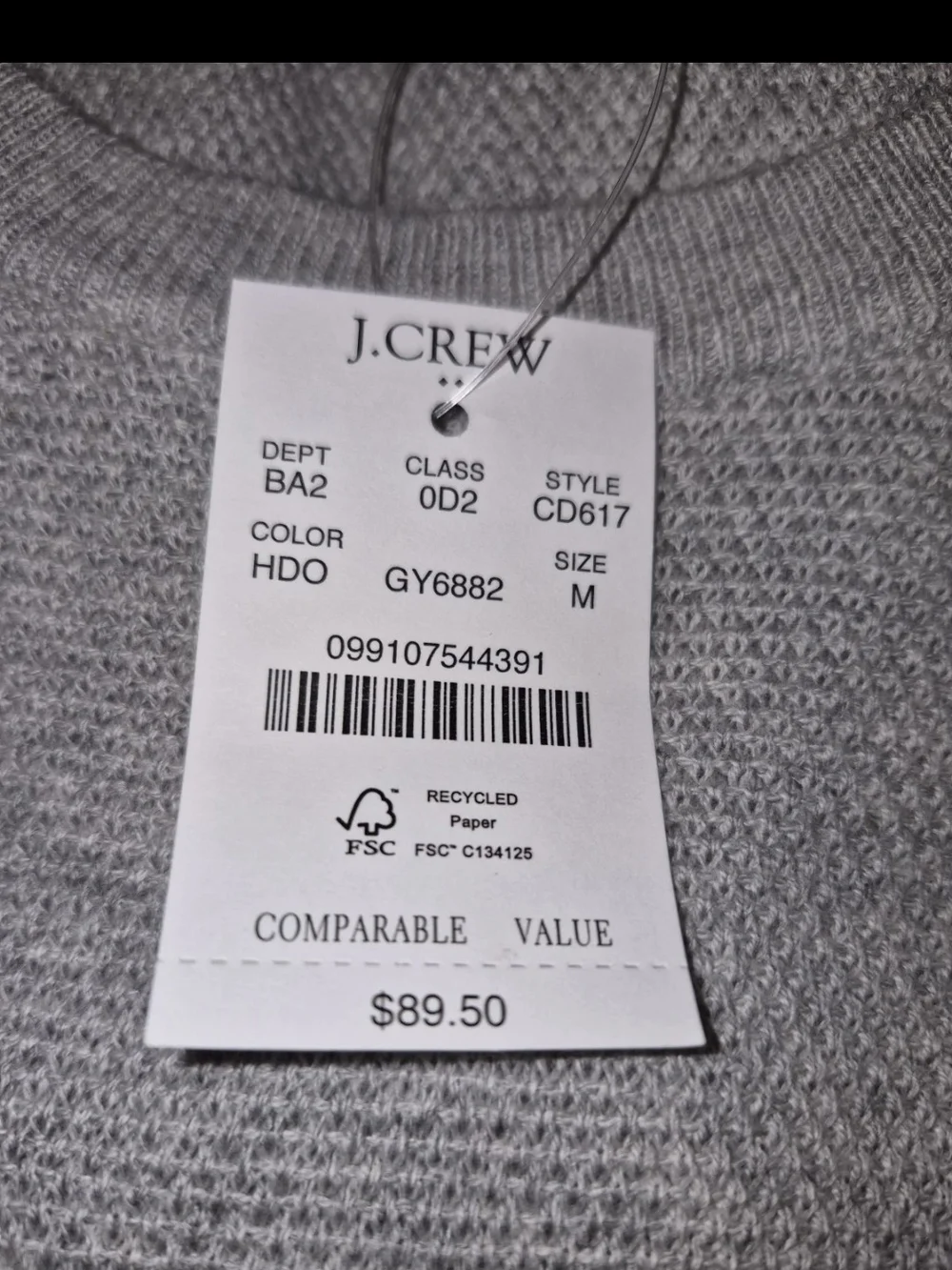 Lot of 4 J Crew Knit Sweaters size Medium 100% cotton thin NWT mens